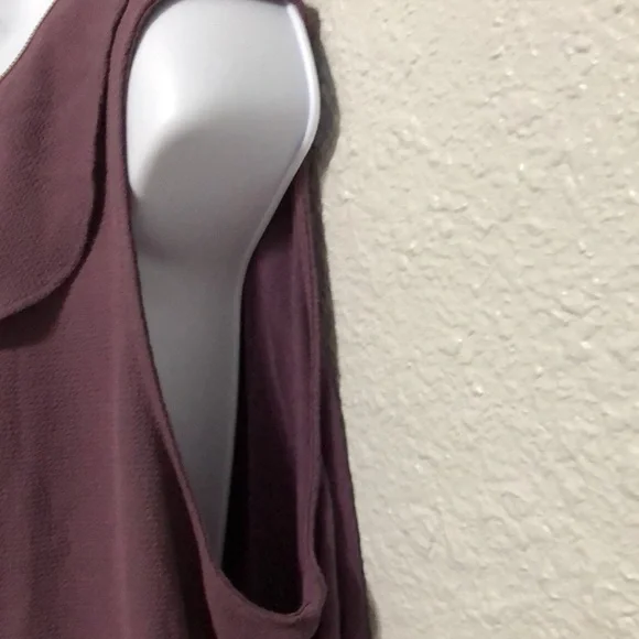 Tempted Purple Ruffled Blouse Womens Plus  Size 2X - Picture 8 of 11